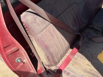 1990 Chevy S10 Pickup Passenger Right Front Seat Belt Retractor Oem Shoulder Red