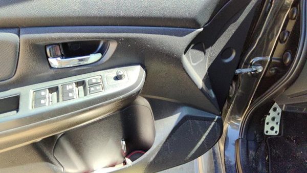 15-16 Wrx Driver Left Front Inside Door Trim Panel Wh Master Switch Cbl30 Carbon — photo 6