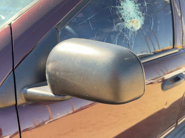 04-09 Durango Driver Left Power Side Mirror Door Mounted Oem Molten Red Pr8 — photo 1