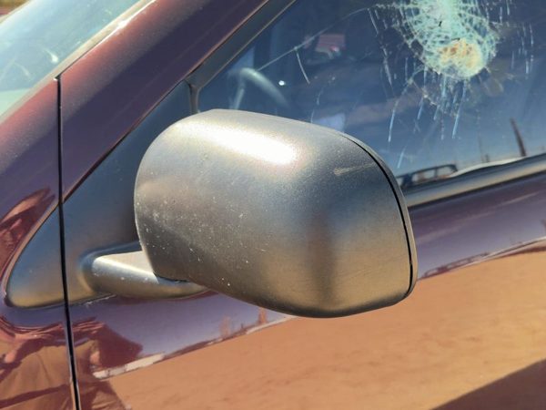 04-09 Durango Driver Left Power Side Mirror Door Mounted Oem Molten Red Pr8 — photo 4