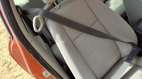 05-07 Cobalt Passenger Right Front Seat Belt Retractor Oem Shoulder Gray 14C — photo 3