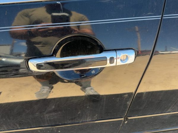 07-10 M35X Driver Left Front Outside Door Handle From 10/06 Black Obsidian Kh3 — photo 2