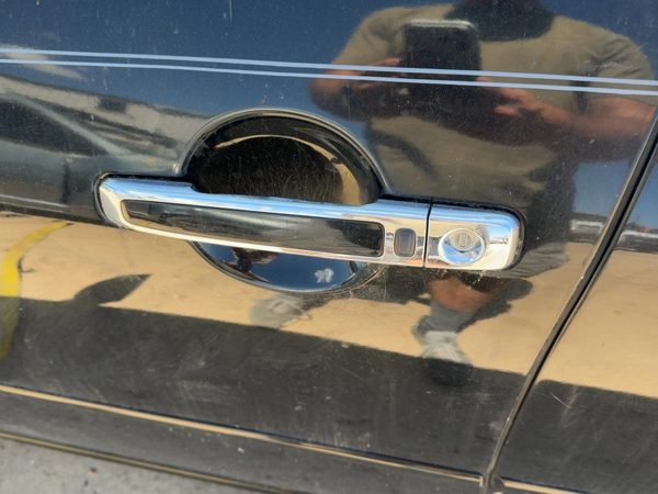 07-10 M35X Driver Left Front Outside Door Handle From 10/06 Black Obsidian Kh3 — photo 5