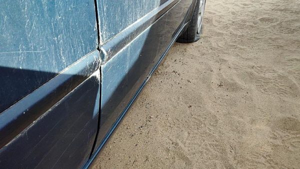 2006 Hyundai Sonata Front Door RH Blue 760040A000 — photo 8
