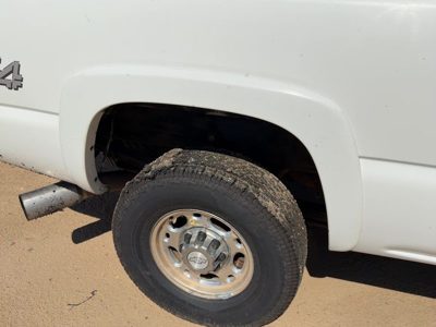 05 Silverado 2500 Passenger Right Rear Wheel Flare Moulding Oem Back White 50U