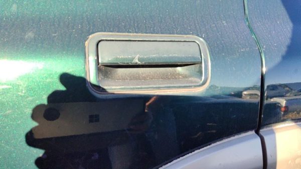 00-02 Passport Driver Left Rear Outside Door Handle Oem Back Hgm Huntsman Green — photo 2