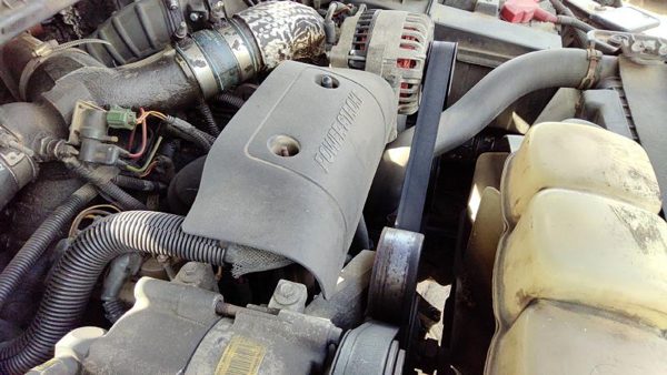 2000-03 F350 Powerstroke Engine Cover Top Plastic Shield Oem 7.3L Yc35-6A949-Ab — photo 4