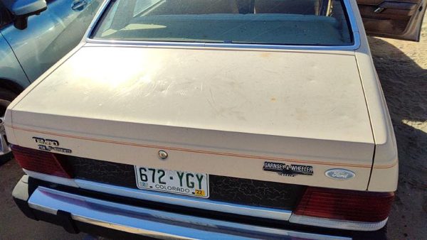 1984 Ford Tempo Trunk/decklid/hatch/tailgate Tan — photo 4