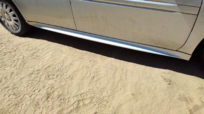 04-08 Grand Prix Passenger Lower Rocker Panel Moulding Side Skirt Silver 12U