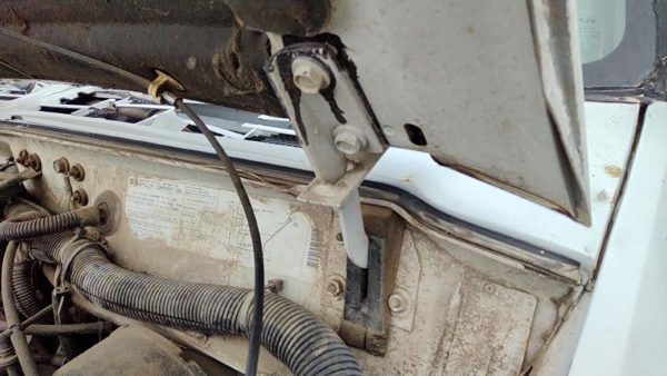 1984-1998 Jeep Cherokee Pair Of Hood Hinges Right Left Set Assembly Oem White — photo 6