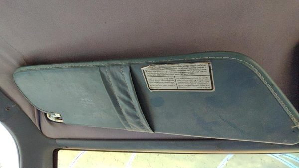 83-88 Ford Ranger Driver Left Sun Visor Oem Blue — photo 2