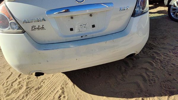 2007-2012 Nissan Altima Rear Bumper Cover Assembly Oem Back White Qx3 85022Ja040 — photo 3