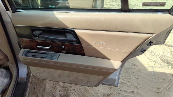 1992 Buick Park Ave Ultra Passenger Right Rear Door Trim Panel With Switches Tan — photo 1