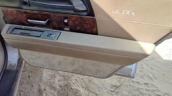 1992 Buick Park Ave Ultra Passenger Right Rear Door Trim Panel With Switches Tan — photo 7