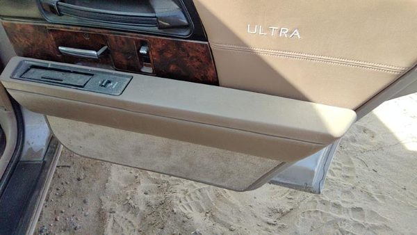 1992 Buick Park Ave Ultra Passenger Right Rear Door Trim Panel With Switches Tan — photo 8