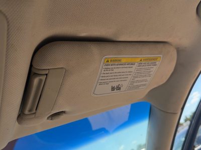 2006-2010 Infiniti M35X Passenger Right Sun Visor Oem Illuminated Graphite