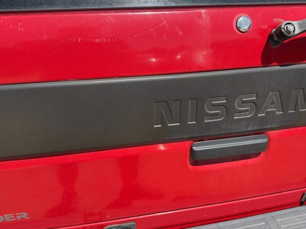 90-95 Nissan Pathfinder Hatch Trim Surround Panel Tail Liftgate Finish Red OEM — photo 5