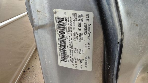 2007 Chrysler Pacifica Crossmember/cradle/undercarria 4.0L AWD — photo 6