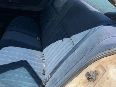 93 Eighty Eight Complete Set Of Rear Seat Belts Retractor Buckle Left Right Blue