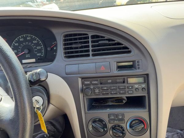 01-03 Elantra Trim Bezel Around Speedometer Oem Dash Surround Panel Gray Ze — photo 2