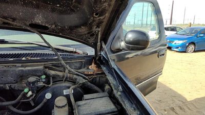 1997-2004 Ford F150 Driver Left Hood Hinge Assembly Oem Black Ua F65z16797ag
