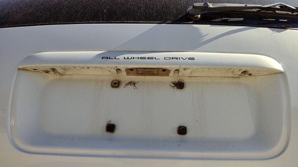96-99 Town Country License Plate Trim Surround Panel Tail Trunk Pwp Golden White — photo 2