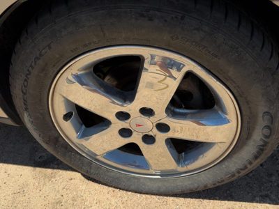 2005-2009 Pontiac G6 17" Wheel Oem Factory 5 Spoke Rim #3 17X7 Bright Chrome
