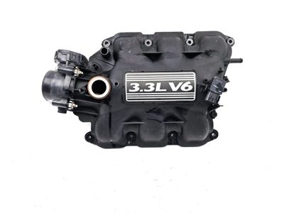 2008-2010 Dodge Grand Caravan Upper Intake Manifold Throttle Body Oem 3.3L