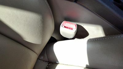 00 01 Legacy Outback Passenger Right Front Seat Belt Buckle Receiver Oem Tan 040