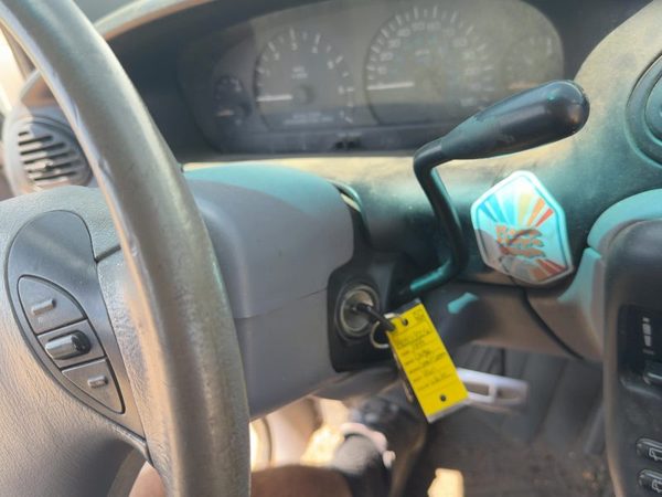 1996-2000 Chrysler Town & Country Steering Column Assembly Oem Shift Taupe All5 — photo 3