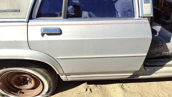 1985 Mercury Grand Marquis Rear Door RH Gray — photo 1