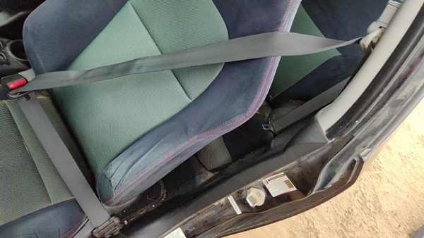 02-05 Civic Hatchback Si Driver Left Front Seat Belt Retractor Shoulder Black Bk — photo 4