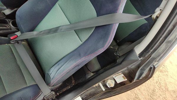 02-05 Civic Hatchback Si Driver Left Front Seat Belt Retractor Shoulder Black Bk — photo 2