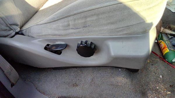 1997-2002 Ford Expedition Passenger Right Side Seat Trim Panel Oem Gray F2 — photo 4