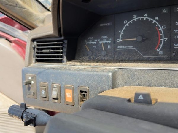 87-88 Nissan Maxima Trim Bezel Around Speedometer Oem Dash Surround Panel Gray — photo 3