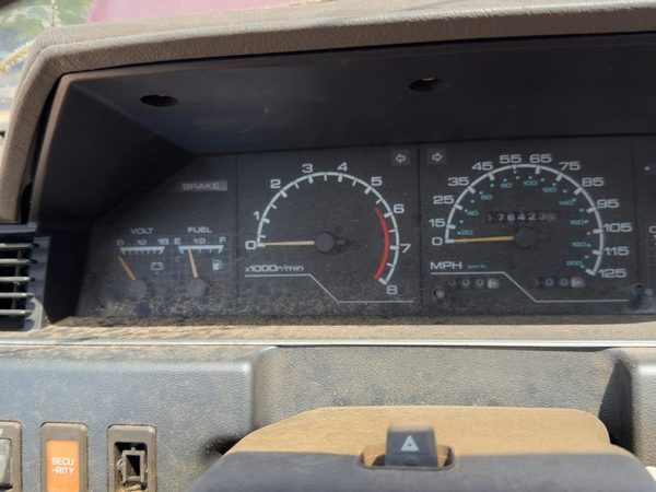 87-88 Nissan Maxima Trim Bezel Around Speedometer Oem Dash Surround Panel Gray — photo 5