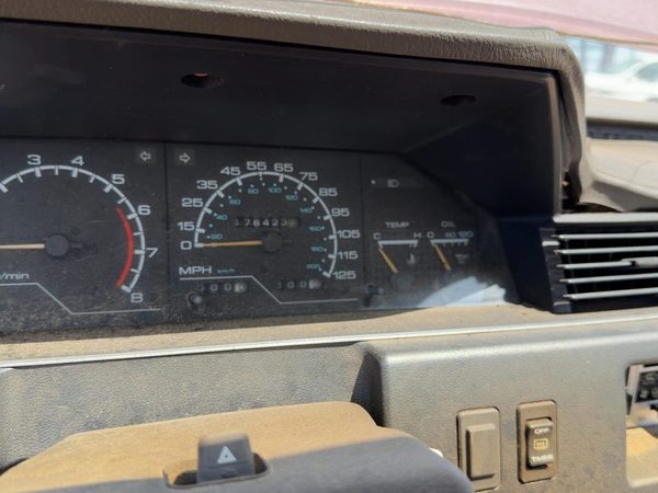 87-88 Nissan Maxima Trim Bezel Around Speedometer Oem Dash Surround Panel Gray — photo 7
