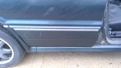 91 Mitsubishi Galant Vr4 Passenger Right Rear Moulding From Door Back Trim Green