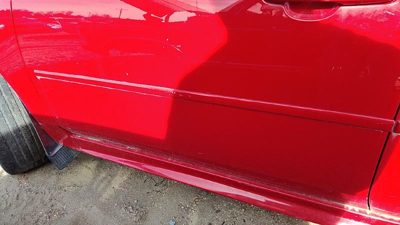 06-16 Chevy Impala Driver Left Front Moulding From Door Oem Trim Strip Red 74U