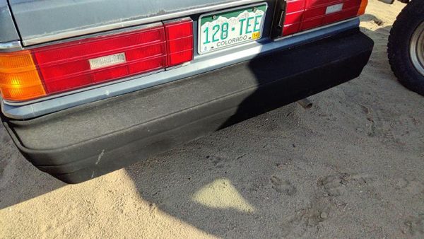 1983-1986 Toyota Camry Rear Bumper Cover Assembly Oem Back Gray 5215932905 — photo 4
