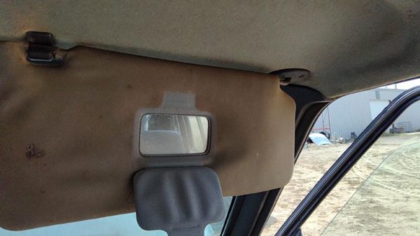 1997-1998 Suzuki Sidekick Passenger Right Sun Visor Oem Gray Gri — photo 6