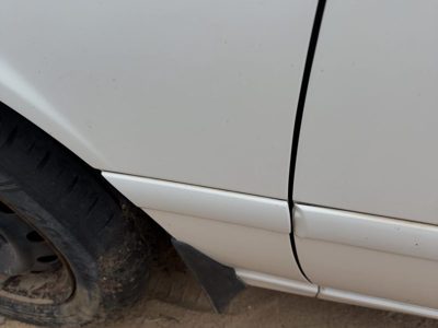 00-01 Camry Driver Left Moulding From Fender Oem Trim Strip Us Built White 040