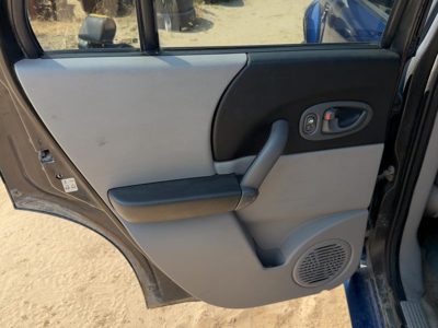 04-05 Vue Redline Driver Left Rear Door Trim Panel With Switches Back Gray 17D