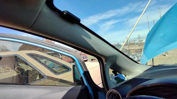15 Nissan Versa Note Driver Left A Pillar Trim Windshield Post Panel Charcoal G — photo 3