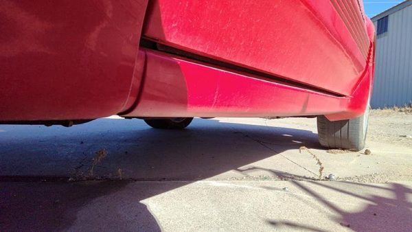 93 Grand Prix Passenger Right Lower Rocker Panel Moulding Side Skirt 2 Door Red — photo 4