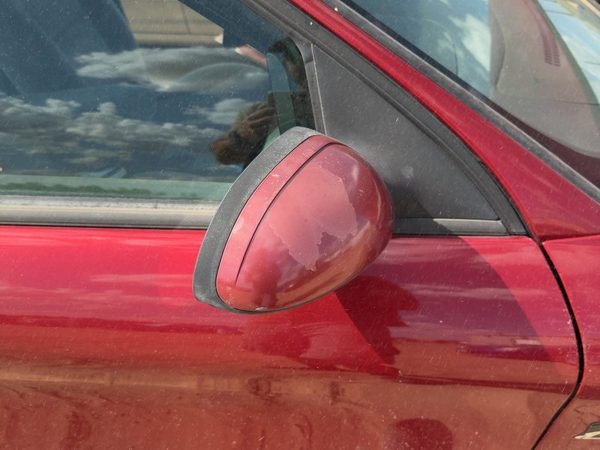 00-07 Taurus Passenger Right Power Side Mirror Door Mounted Oem Without Heat Red — photo 3