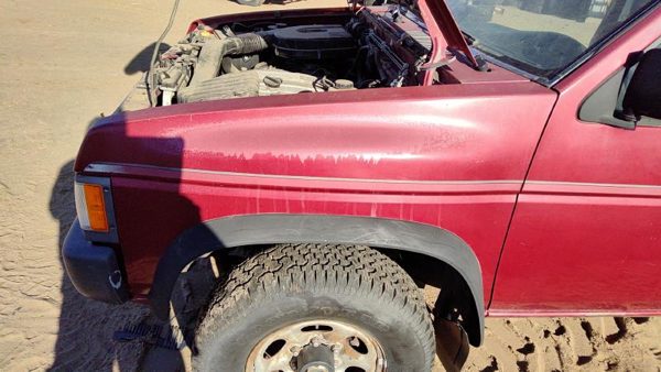 1986-1997 Nissan Hardbody Driver Left Front Fender Oem Red 4X4 6311394G31 — photo 3