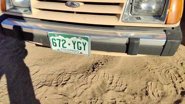 1984-1985 Ford Tempo Front Bumper Assembly Aluminum With Brackets Oem E43z17757j — photo 5
