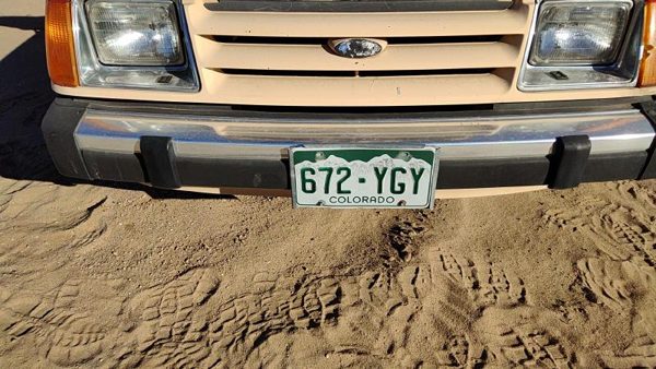 1984-1985 Ford Tempo Front Bumper Assembly Aluminum With Brackets Oem E43z17757j — photo 6