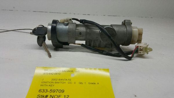 2002 Santaf Ignition Switch(w/o Cyl& Key) With Key — photo 3